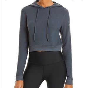 alo yoga cropped sweatshirt